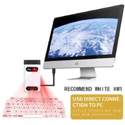 (LaserX) Wireless Laser Projection Bluetooth Virtual Keyboard for Iphone, Ipad, Smartphone and Tablets