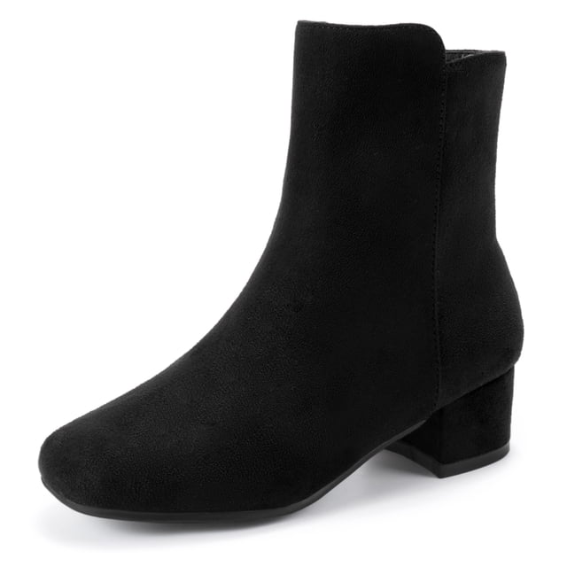 Botas PANDANINJIA Alyssa Fashion con punta cuadrada y tacón bajo para niñas