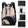 thumbnail image 3 of The Nightmare Before Christmas Backpack 3 Piece Value Set 17 Inch School Bag with Thermal Lunch Box and Ergonomic Pencil Case, 3 of 5