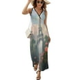 thumbnail image 1 of Eiffel Tower Vestido Sin Mangas Vestidos Para Mujer, Vestido Suelto De Verano 2025, 1 of 5