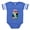 Royal Blue, variant on CafePress - Play Doh Mix It Up - Cute Infant Baby Football Bodysuit