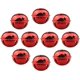 thumbnail image 1 of Cascabeles navideños, 10 Uds., cascabeles grandes, decoración de árbol de Navidad de colores, cascabeles de metal, 5 cm (rojo), 1 of 3