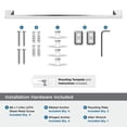 thumbnail image 5 of Amerock Blackrock Chrome 24 inch (610mm) Towel Bar, 5 of 8
