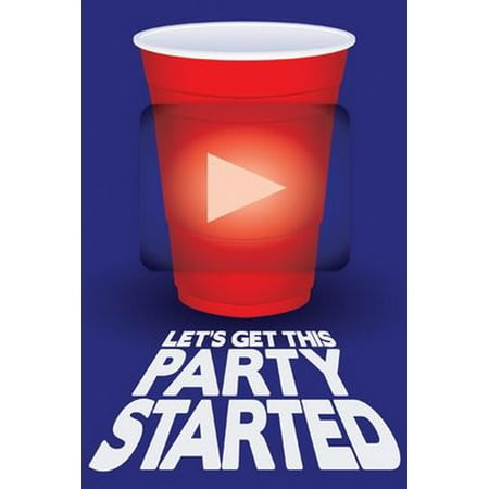 Poster - Beer Pong - Red Cup Party Wall Art Licensed Gifts Toys (Best Beer For Beer Pong)
