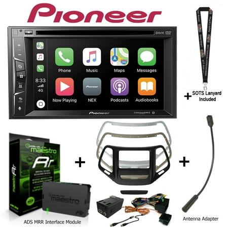 Pioneer AVH-1550NEX DVD Player w/ ADS Maestro Jeep cherokee KIT-CHK1 Kit