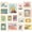 Eclectic Brighten 16pcs Gx8x10, variant on 97 Decor Travel 4x6 Vintage World Collage Poster Set, 40 Pieces