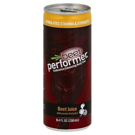 Beet Performer Beet Juice with Passion Fruit Juice, 8.4 Fo (Pack of (Best Fruits And Vegetables To Juice For Energy)