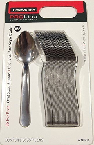 Grunwerg Windsor Soup Spoon Stainless Steel Cutlery Set x 2 FREE P&P