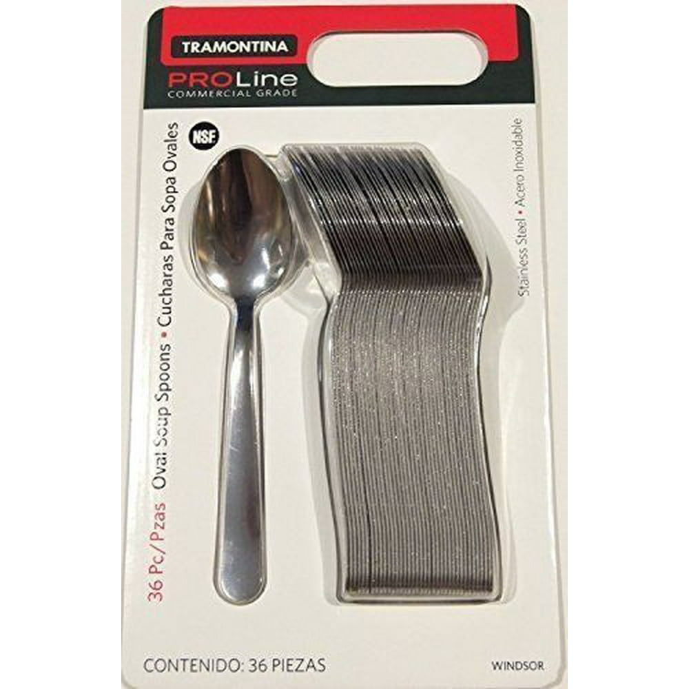 Tramontina Pro Line Commercial Grade Stainless Steel Oval Soup Spoon