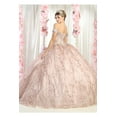 thumbnail image 2 of Women's Layla K Sweet 16 Birthday Party Dress Rose Pink Gold Style LK153 Ball Gown 8, 2 of 5