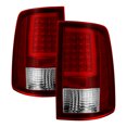 thumbnail image 1 of Xtune Assemblage de Feu Arrière - LED 5082213 Assemblage de Feu Arrière - LED; Lentille Rouge/clair; Style Barre; Boîtier Chromé; Ensemble de 2, 1 of 9