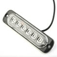 thumbnail image 6 of DC 12-24V 18W Red 6LED Car Truck Safety Urgent Always Bright Light Lamp, 6 of 6