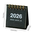 thumbnail image 5 of Sylvtty 2 Pcs Mini Desk Calendar Oct 2025 Dec 2026 14 Monthly Planner Desktop Small Standing Calendar with Twin Wire Binding for Home Office, 5 of 7