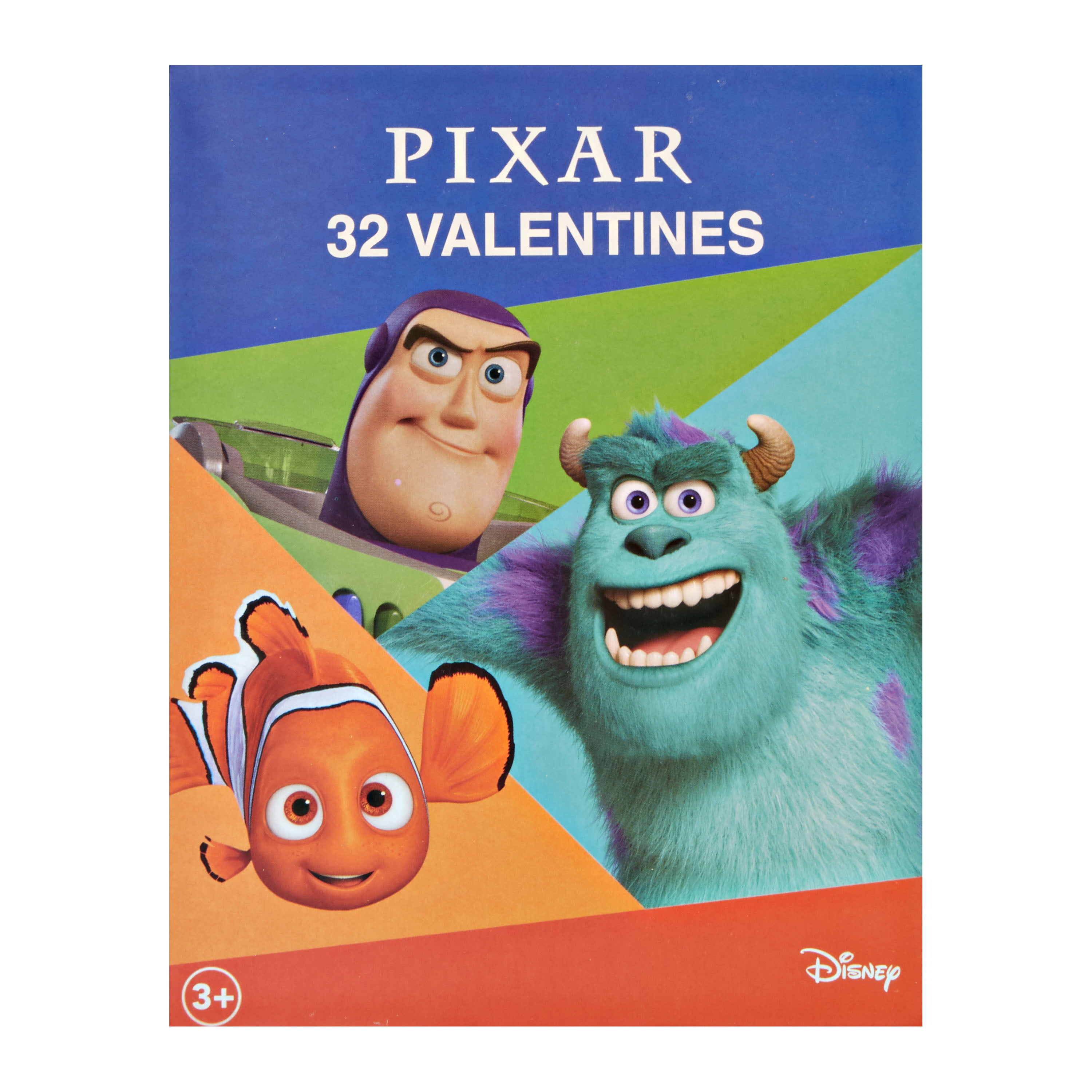 Disney Disney 32 Count Pixar Valentine Exchange Cards Walmart Com Walmart Com