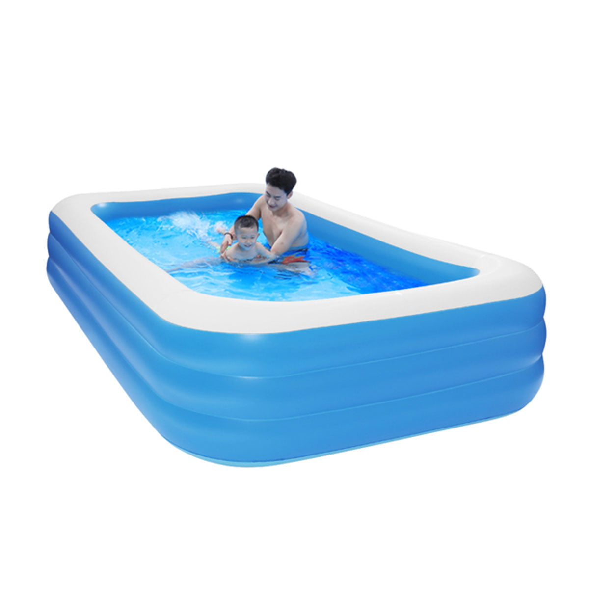Details about   PVC Inflatable Swimming Pool Family Swim Center Lounge Pool for Baby Kids 