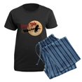 thumbnail image 5 of CafePress - Happy Yule Pajamas - Women's Short Sleeve Print T-Shirt and Pants Dark Cotton Pajama Set, 5 of 7