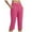 Hot Pink, variant on GEWSEY Dressy Capri Pants for Women Stretch High Waisted Crop Work Pants Summer Casual Capris Slacks Yoga Trousers Dress Pant (Black, XXXL)