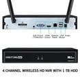 thumbnail image 5 of Night Owl 4 Channel 1080p Wireless Smart Security Hub with 4 x 1080p Infrared IP Cameras and 1 TB HDD, 5 of 5
