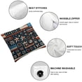 thumbnail image 6 of nygtbtfer America Flag Stars Throw Pillow Cover, Decor for Sofa Couch White, 6 of 7