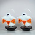 thumbnail image 5 of Decoración de Halloween Colgante de Halloween con forma de fantasma blanco, calabazas, murciélagos, peluche estereoscópico, colgante de cuerda, 5 of 5