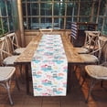 thumbnail image 3 of HOARBOEG Valentine's Day Love Printed Table Flag Holiday Gift Home Table Kitchen Mat, 3 of 5