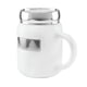 thumbnail image 1 of Taza cerámica tarro con placa metálica -ilma blanco 7.5 x 12, 1 of 5