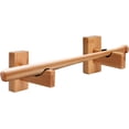 thumbnail image 3 of Estante de exhibición de montaje en pared para bate de béisbol, soporte de suspensión de bate de béisbol con pantalla Horizontal, soporte de madera para bate de béisbol, 2 uds., 3 of 5