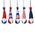 thumbnail image 2 of Northlight Hearts, Stars and Stripes Patriotic Gnome Ornaments - 6.5" - Set of 5, 2 of 5