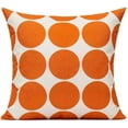 thumbnail image 5 of Outdoor Pillow Covers Fall Patio Orange Throw Pillow Covers 18x18 Fall Decor Boho Furniture Pillow Cases Decorative Cushion Set of 4 for Home Porch Chair Couch Sofa Living Room Geometric, 5 of 6