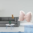 thumbnail image 2 of Estatua de gato de resina con cojín en forma de lazo, ideal para la decoración moderna del hogar. Perfecta como mesita de noche, estudio, oficina o si, 2 of 8
