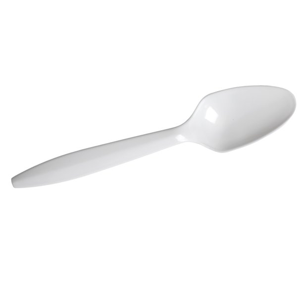 Dixie® Mediumweight Disposable Plastic Teaspoons, Tableware Spoons