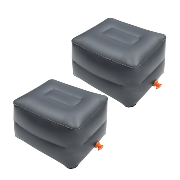 2 Pcs Car Interval Mat Comfortable Backseat Spacing Mat for Backseat Napping Deep Gray