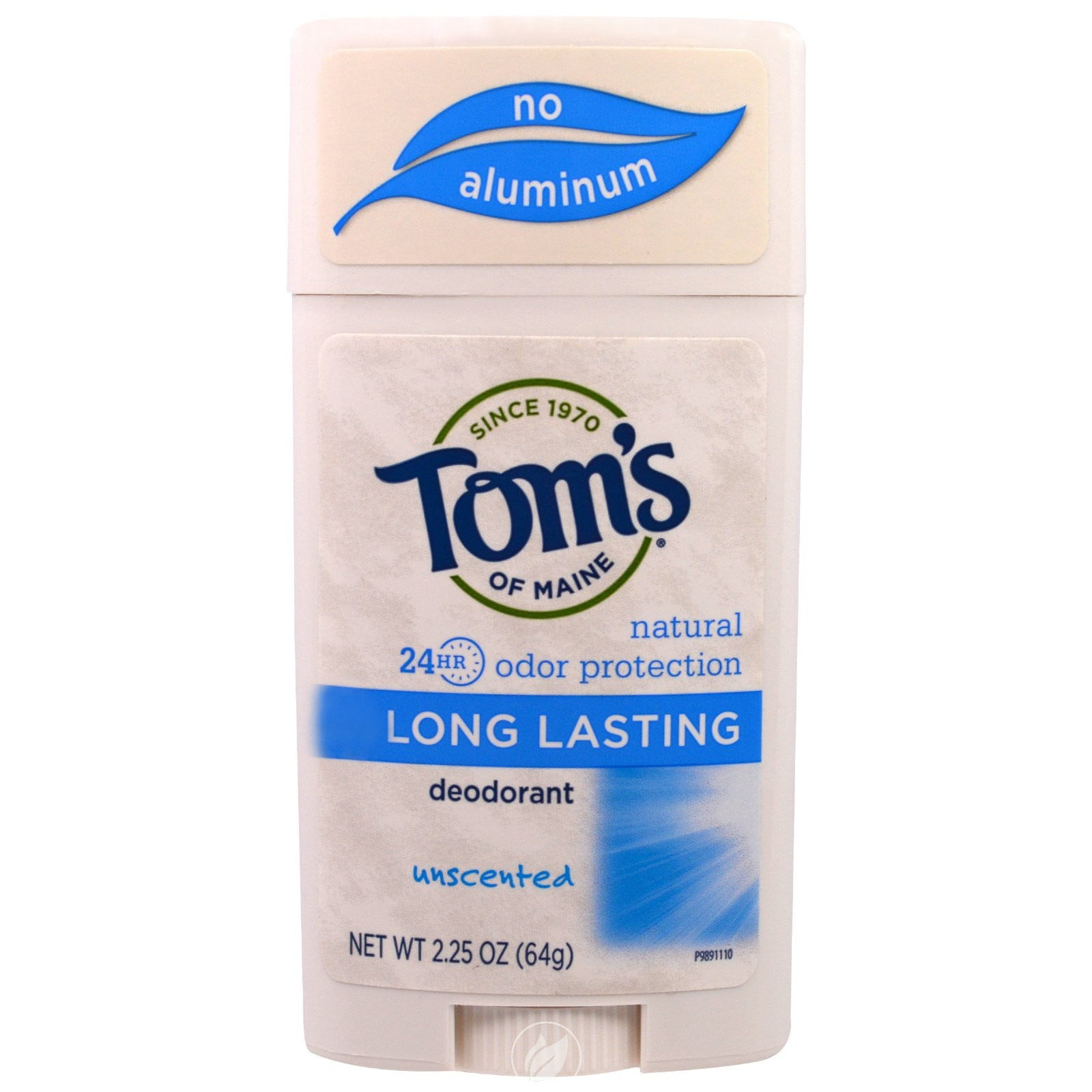 Tom's of Maine Original Care Deodorant Unscented 2.25oz, Pack of 2