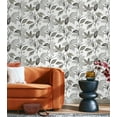 thumbnail image 6 of NextWall Greystone Boho Leaf Trail Peel and Stick Wallpaper, 6 of 9