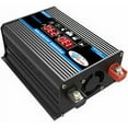 12V 220V Pure Sine Inverter 4000W Pure Sine Wave Inverter Transformer with Remote Control & Dual AC Power Sockets for RV Car Truck Power Outlets - Double AC Power Soc