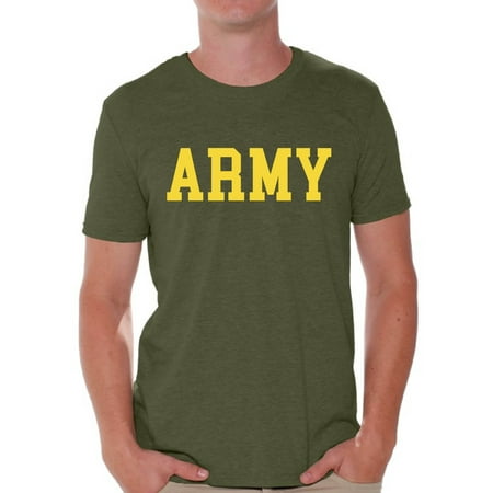 Awkward Styles Army Shirt for Men Military Gifts for Him Army T Shirt Army Training Tshirt for Men Workout Clothes Military