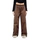 thumbnail image 1 of Gibobby pantalones de mujer holgados Pantalones de pierna ancha deportivos sueltos con cintura alta elástica estilo Hip Hop callejero informal a la moda Retro para mujer (Marrón, M), 1 of 5
