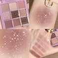thumbnail image 4 of SIfdSeng 9 Colors Eye Shadow Mattes Pearlescent Earth Color Eye Shadow Disc Waterproof Sweatproof Long Lasting Eye Shadow Eye Makeup Silver Eyeshadow Powder, 4 of 5