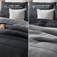 thumbnail image 4 of Set de edredón Bedsure California King reversible negro, 4 of 7