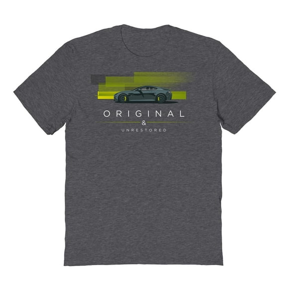 Motoring Original & Unrestored Lines Graphic Dark Heather Men's Cotton T-Shirt