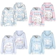 thumbnail image 1 of Sanrio-Sudadera con capucha para niños, ropa de Anime de dibujos animados Cinnamoroll, regalos de cumpleaños, 1 of 4