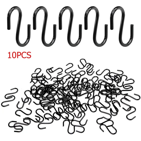 PURELY- 10Pcs 1/2 Inch S Shaped Hooks For Home & Garden