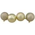 thumbnail image 4 of Northlight 16ct Shatterproof 4-Finish Christmas Ball Tree Ornament Set 3” - Gold, 4 of 9