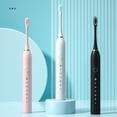 thumbnail image 1 of Cepillo de Dientes Ganfancp Inteligente con Temporizador de 6 Velocidades Ipx7 8 Cabezales, 1 of 7