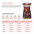 thumbnail image 3 of Vsdgher Belle Attrape-Rêves1 pour Filles Chemises de Nuit Manches Courtes à Volants Robe de Nuit Vêtements de Nuit Pyjamas pour Fête Pyjama-Petit, 3 of 6