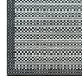 thumbnail image 6 of Unique Loom Outdoor Border Collection Area Rug - Checkered (6' 1" Square Gray/Black), 6 of 7