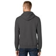 thumbnail image 2 of Mens Breast Cancer Survivor Patch Hoodie Sweatshirt, 3XL Charcoal Gray, 2 of 3