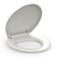 thumbnail image 2 of M optimized Toilet Seat, Plastic Toilet Seat With Soft Close, Never Loosen, Easy Clean, 17inch / 19inch Round Toilet Seat, Elongated Toilet Seat, 2 of 7