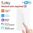 thumbnail image 2 of Tuya WiFi Smart Touch Switch US 1/2/3/4 Gang 2 Wiring Methods Neutral Wire, 2 of 5