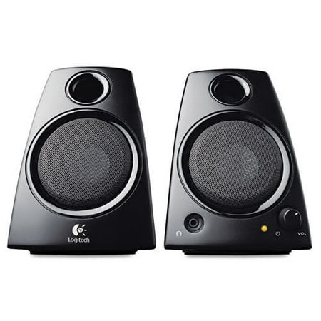Logitech 3.5mm Jack Compact PC / Laptop Stereo Speakers in Black |